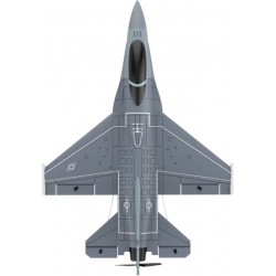 F16 Falcon (365mm) 3D / 6G Gyro Voltige Avion RC Brushless RTF avec 2 batteries LiPo
