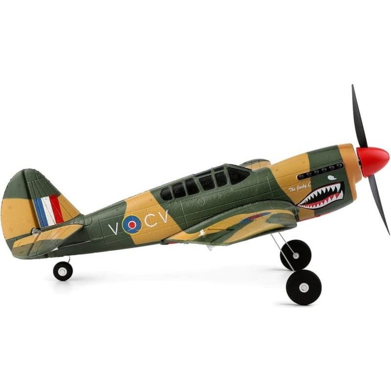 Avion RC Électrique RTF Curtiss P 40 Warhawk 3D 6G Voltige