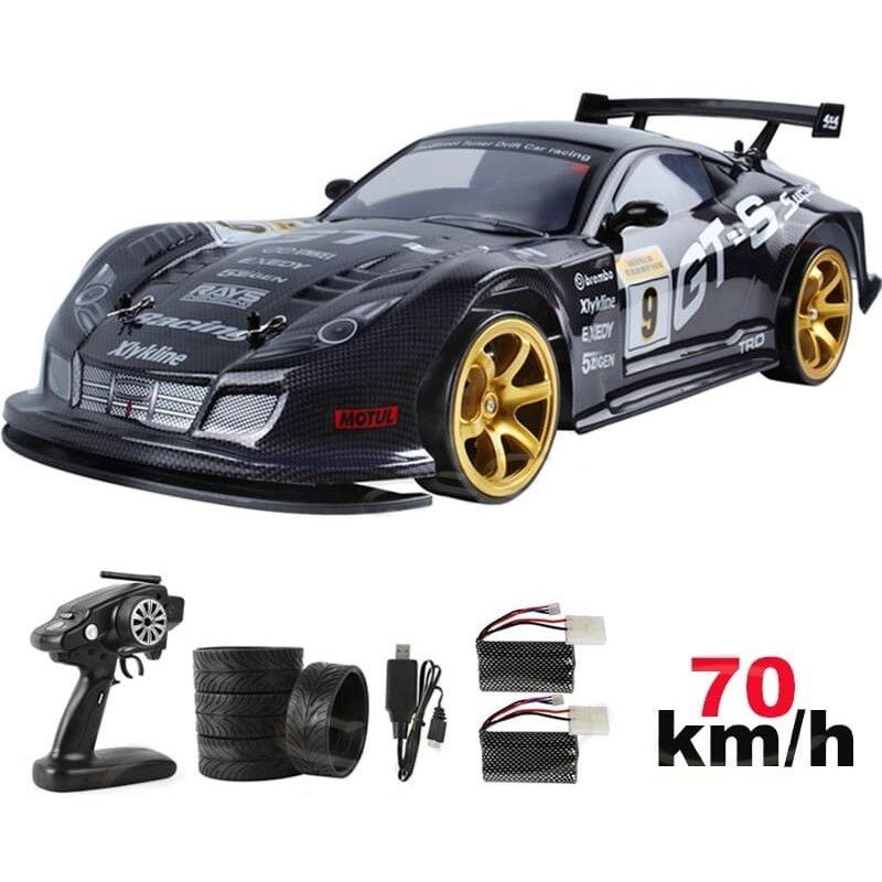 GTS Voiture RC DRIFT 1/10 RTR 70 KM/H avec 2 Batteries