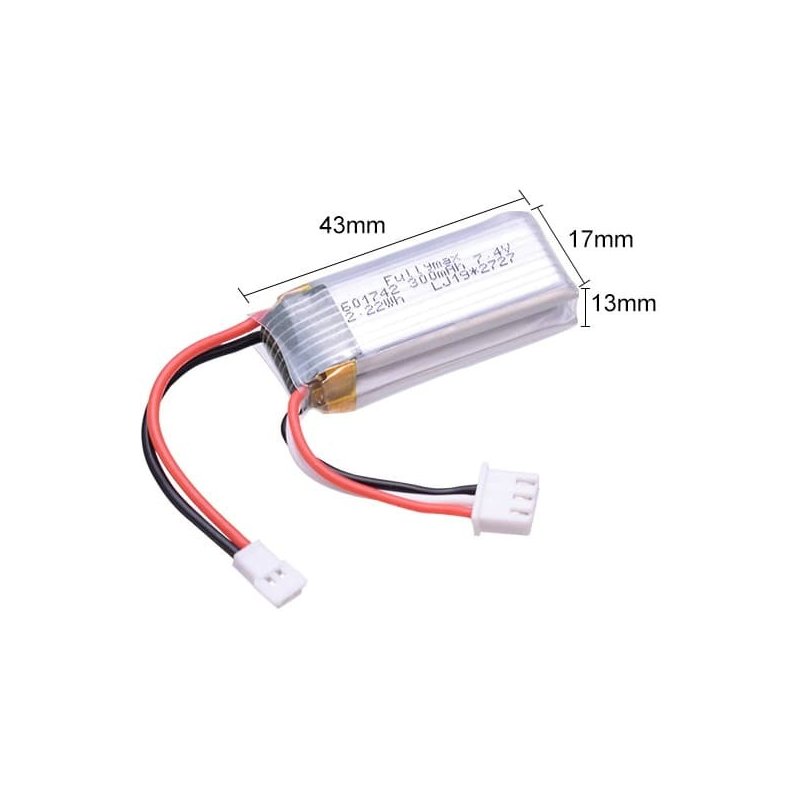 Batterie De Rechange 7,4V 300mAh Pour Avion RC F959 A800 – S-idee® – Accessoire Compatible