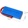 Batterie LiPo 11.1v 1500mAh pour WLtoys V950