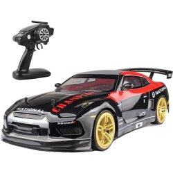 GT3 Voiture RC Drift 70 km/h - Prêt à Rouler avec 2 batteries LiPo