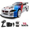 BMW Voiture RC DRIFT 1/10 RTR 70 KM/H avec 2 Batteries