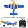 Avion RC Warbird Mustang P51