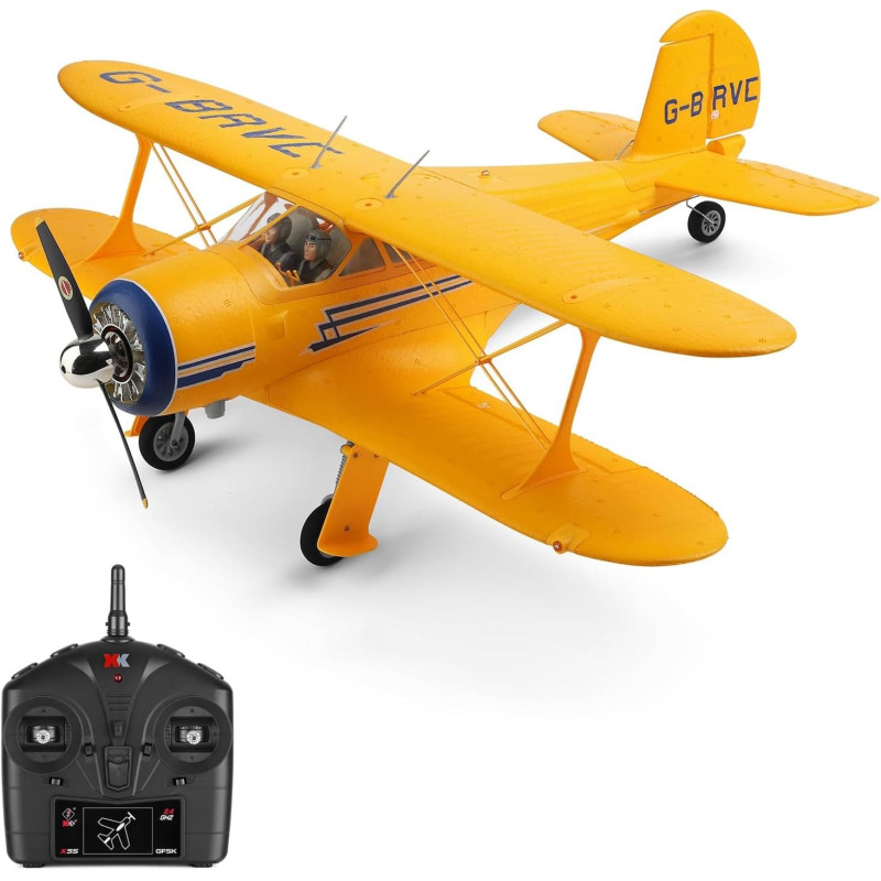 Avion RC Biplan 3D/6G WLtoys A300 Beech D17S
