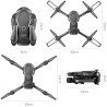 Drone Pro 8K avec double caméra, 5G et GPS - 40 min de vol
