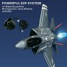 Avion RC F-35 Lightning à Turbine EDF 40mm – Brushless 4 Canaux 3D/6G
