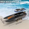 Bateau RC Volantex Atomic – Catamaran Brushless 60 km/h, Refroidi par Eau (RTR)