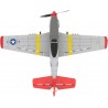 Mustang P-51D Warbird (400mm) Avion RC Électrique RTF avec 2 batteries LiPo