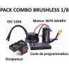 Combo Brushless pour Voiture RC 1/8